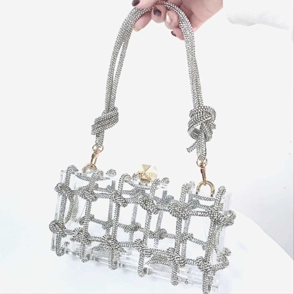 🦋RESERVED.NWT Crossbody, Crystals Shoulder bag - Picture 1 of 7